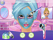 Флеш игра онлайн Глэм Принцесса Салон / Glam Princess Salon Mobile
