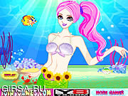 Флеш игра онлайн Гламурная Принцесса Русалочка / Glamorous Mermaid Princess