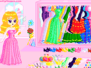 Флеш игра онлайн Блеск Принцесса Dressup / Glitter Princess Dressup