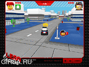 Флеш игра онлайн Живой Мертвец / Glue Escape Racing Lego