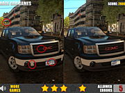 Флеш игра онлайн Автомобиля GMC различия / GMC Car Differences