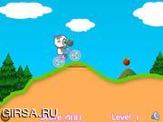 Флеш игра онлайн Коза на велосипеде