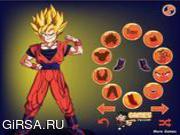 Флеш игра онлайн Гоку Одеваются / Goku Dress Up