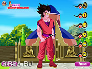 Флеш игра онлайн Наряд для Гоку / Goku Dress Up 2 