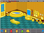 Флеш игра онлайн Золотая ванная комната. Освобождение / Golden Bathroom Escape 
