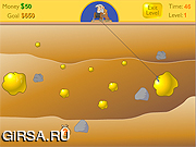 Флеш игра онлайн Золотой шахтер / Gold Miner