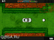 Флеш игра онлайн Гольфист-гонщик / Golf Drifter