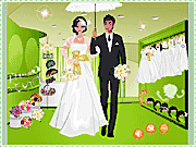 Флеш игра онлайн Изящные невеста в белом платье / Graceful Bride in White Dressup