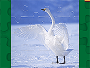 Флеш игра онлайн Изящные Лебеди Головоломка