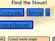 Флеш игра онлайн Грамматика Ниндзя
