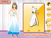 Флеш игра онлайн Греческий Стиль Платье Вверх / Greek Style Dress Up