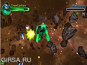 Флеш игра онлайн Green Lantern: Emerald Adventures 