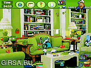 Флеш игра онлайн Зеленые Объекты / Green Room Objects 