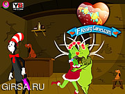 Флеш игра онлайн Поцелуй Гринча / Grinch Kissing 