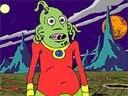 Флеш игра онлайн ГУМ-Жевательная Инопланетян / Gum-Chewing Alien