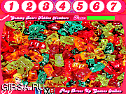 Флеш игра онлайн Мишки Гамми. Скрытые цифры / Gummy Bears Hidden Numbers 