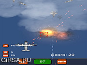 Флеш игра онлайн Воздушный Альфа / Gunship Alpha