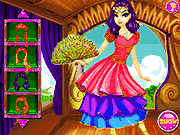 Флеш игра онлайн Цыганская Принцесса Одеваются / Gypsy Princess Dress Up