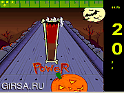 Флеш игра онлайн Хэллоуин Боулинг / Halloween Bowling
