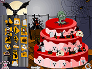 Флеш игра онлайн Хэллоуин Торт / Halloween Cake
