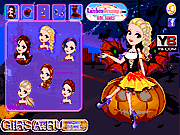 Флеш игра онлайн Волшебница Хэллуина / Halloween Fairy