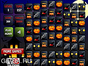 Флеш игра онлайн Подбери пару - Хэллоуин / Halloween Match 3
