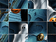 Флеш игра онлайн Хэллоуин Головоломки Слайд / Halloween Slide Puzzle