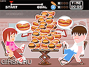 Флеш игра онлайн Гамбургер хотдог / Hamburger Hotdog