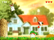 Флеш игра онлайн Хомячок Прыгать / Hamster Jump