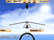 Флеш игра онлайн Гонки на дельтоплане / Hang Gliding Racing