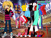 Флеш игра онлайн Hannah Montana Dress Up