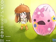 Флеш игра онлайн Счастливой Пасхи Одеваются / Happy Easter Dress Up