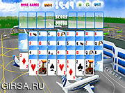 Флеш игра онлайн Счастливый рейс: пасьянс / Happy Flight Solitaire 