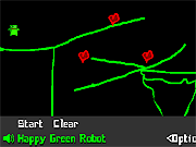 Флеш игра онлайн Счастливый Зеленый Робот / Happy Green Robot
