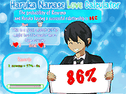 Флеш игра онлайн Калькулятор Любви Нанаса Харука! / Haruka Nanase Love Calculator!