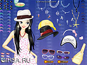 Флеш игра онлайн Hat королевы Dressup