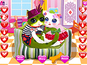 Флеш игра онлайн Сердце Кошки Одеваются / Heart Cats Dressup