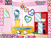 Флеш игра онлайн Хелло Китти - Ванная / Hello Kitty Bathroom