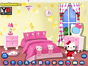 Флеш игра онлайн Спальня для Хэллоу Китти / Hello Kitty Bedroom 