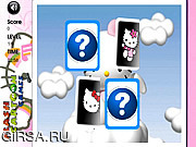 Флеш игра онлайн Подбери пару  - Хелло Китти / Hello Kitty Memory Challenge
