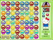 Флеш игра онлайн Пироженое с Хелло Китти / Hello Kitty Pie Match