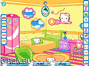 Флеш игра онлайн Привет Китти Создатель Комнаты / Hello Kitty  Room Creator 