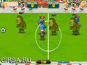 Флеш игра онлайн Бразильский чемпионат / Hero Nekketsu Soccer