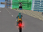 Флеш игра онлайн Герой паук трюк велосипед симулятор 3D / Hero Stunt Spider Bike Simulator 3D