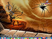 Флеш игра онлайн Скрытые Номера-Halloween 2011