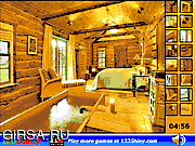 Флеш игра онлайн Найти предметы - Деревянный коттедж / Hidden Spot wooden Cottage