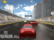 Флеш игра онлайн Шоссе гонщик 3D / Highway Racer 3D