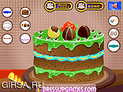 Флеш игра онлайн Украшаем домашний пирог / Home Made Cake 