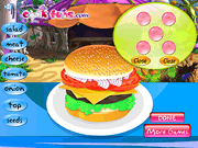 Флеш игра онлайн Домашний Гамбургер