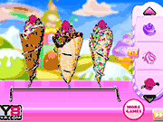 Флеш игра онлайн Домашнее Мороженое Приготовление